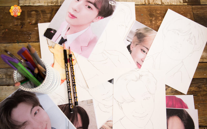 drawing experience oneday class BTS drawing