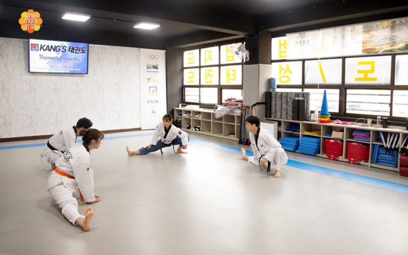 Taekwondo Practicing