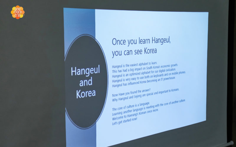 hangeul class in seoul