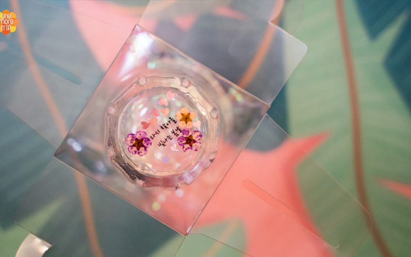 soju glass decorated